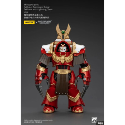 JoyToy Space Marines - Thousand Sons Sekhmet Terminator Cabal - Sekhmet With Lig