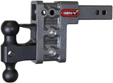 Gen-Y Mega Duty 2in Shank 5in Drop 2K TW 16K Hitch w/GH-051 Dual-Ball/GH-032