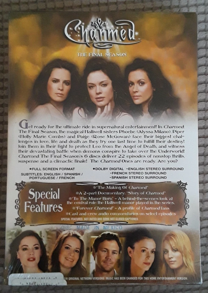 "Charmed: The Final Season" 6 DVD Set Brand New Factory Sealed ~ 22 Episodes - Image 3 of 4