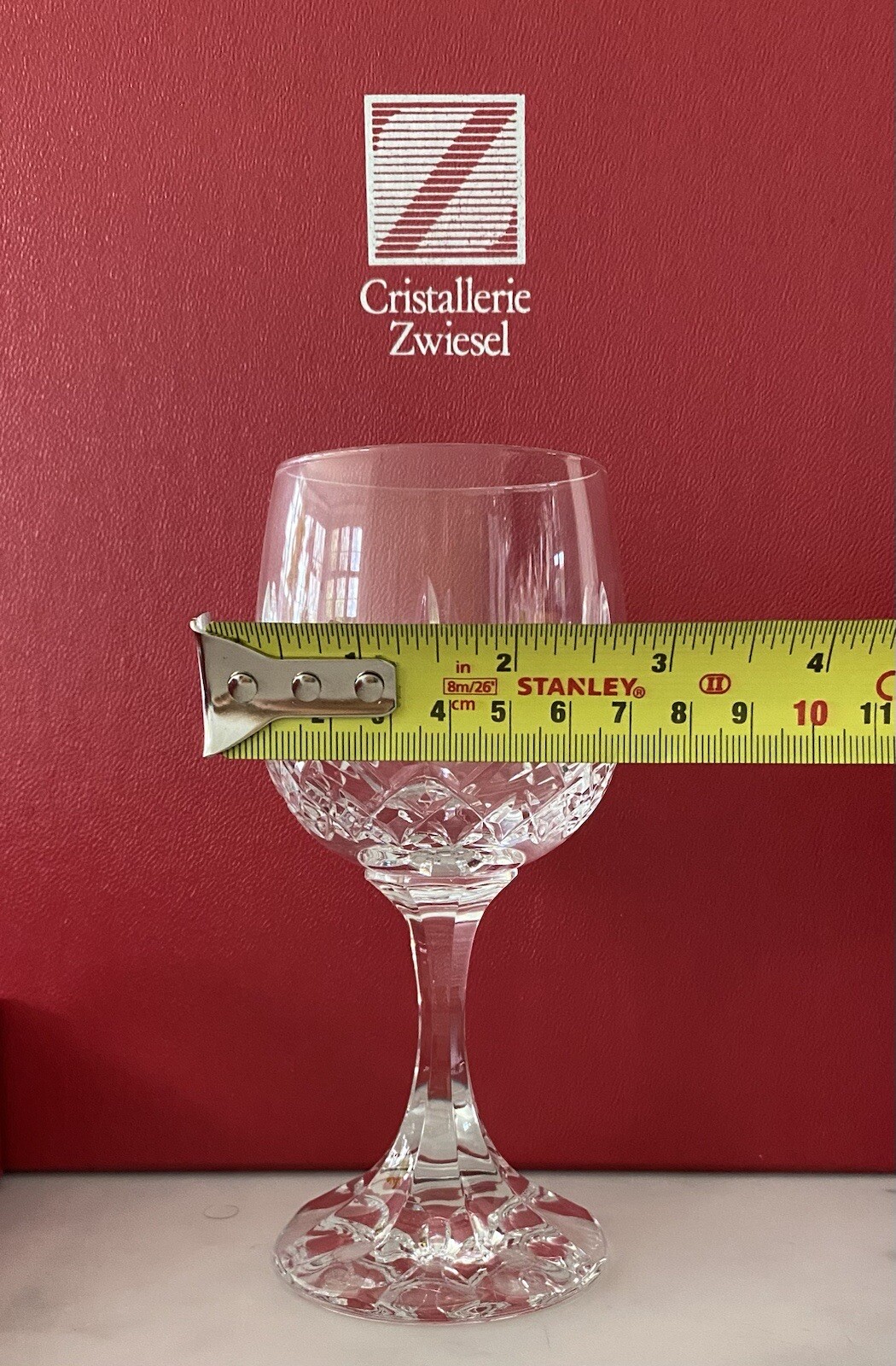 Collection Only Schott Zwiesel Cristallerie Set Of 6 Crystal White Wine Glasses eBay