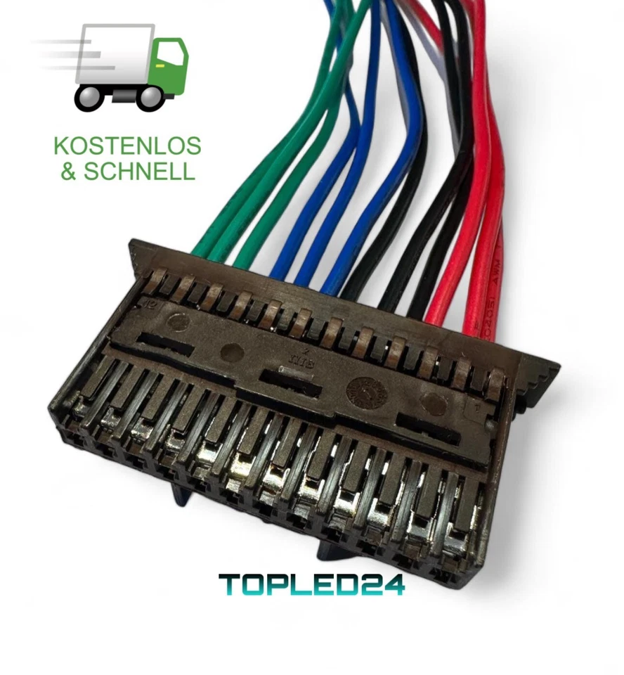 SAM 12pin Male SMART 450 451 Repair Fuse Box Wiring Harness BROWN #R1C - Image 2 of 3