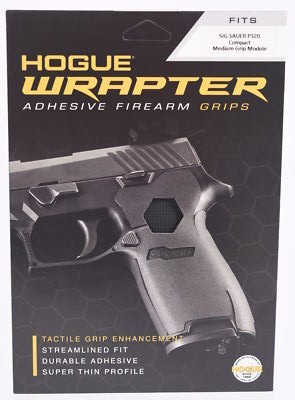 Hogue Sig Sauer P320 9 / 40 / 357 - Wrapter Rubber Adhesive Grip - Block Textur