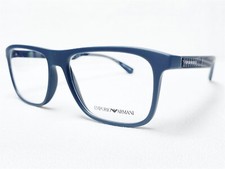 NEW Emporio Armani EA3117 5604 Mens Petroleum Rubber Eyeglasses Frames 55/16 145