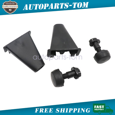 2X Hood Stop Rubber Cushion Hood Bumper Holder 2013-2019 For Ford Escape C-Max