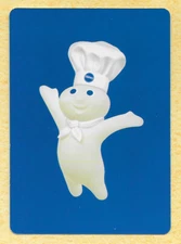 Pillsbury Doughboy playing card single swap two of spades - 1 card