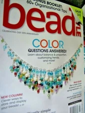Bead Style May 2013 Magazine- Bridal Jewelry, Image Transfers In Resin, Domed Be