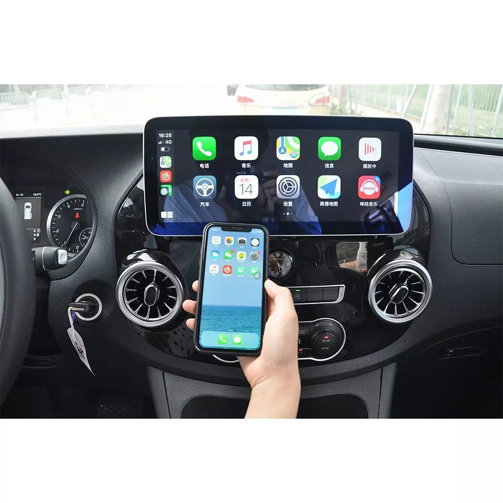 12.3"Android 13 Autoradio 6+128G Für Benz Vito W447 14-24 GPS Navi 4G SWC 8-Kern