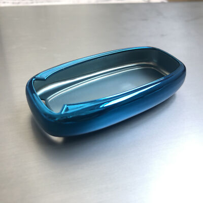 1 Stück Blau für Audi A3 A4 A5 A6 A7 A8 Q3 Q5 Smart Key Weich TPU Schlüsselanhänger Etui Abdeckung
