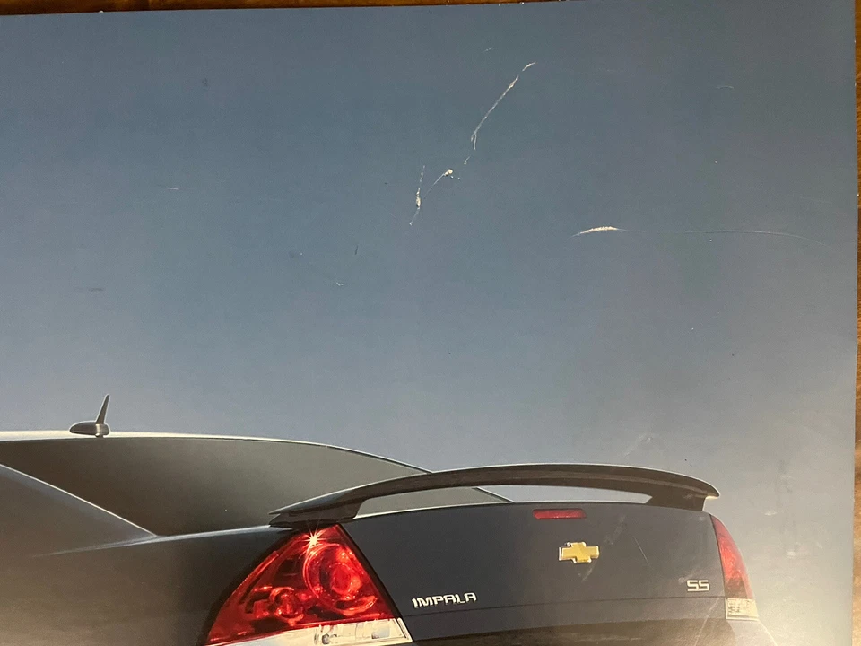 CHEVROLET SHOWROOM EXHIBICIÓN DE CARTÓN VINTAGE 2007 IMPALA DE CONCESIONARIO CHEVY🔥 Foto 2 de 3