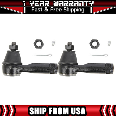 2X OUTER Steering Tie Rod Ends For 99-2004 HONDA ODYSSEY(Better Lubrication)
