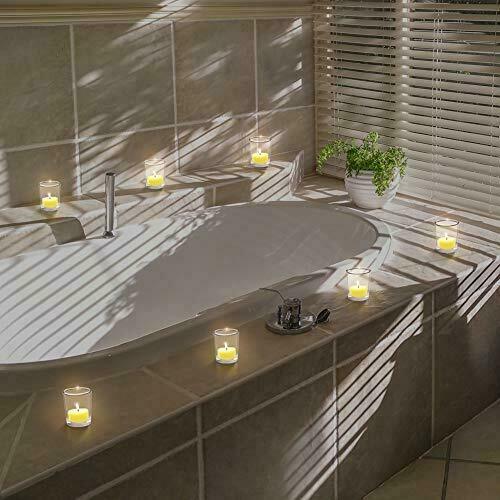  Clear Glass Tealight Candle Holder- Glass Votive Candle Holders Bulk Set of   