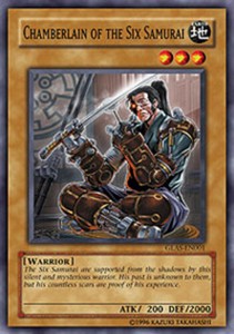 Chamberlain of the Six Samurai - GLAS-EN001 - Common - Unlimited Edition x3 - Li