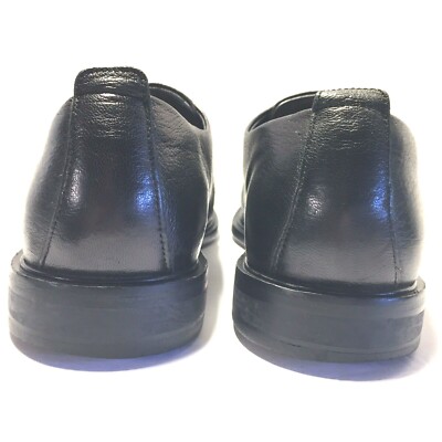 Cole Haan Mens Black Leather Split Toe Dress Lace-Up Oxfords  display picture 2