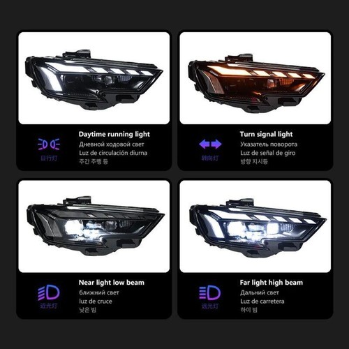 Actualización para Audi A3 8V 2017-2021 S3 RS3 sedán hatchback conjunto de faros LED - Imagen 3 de 8