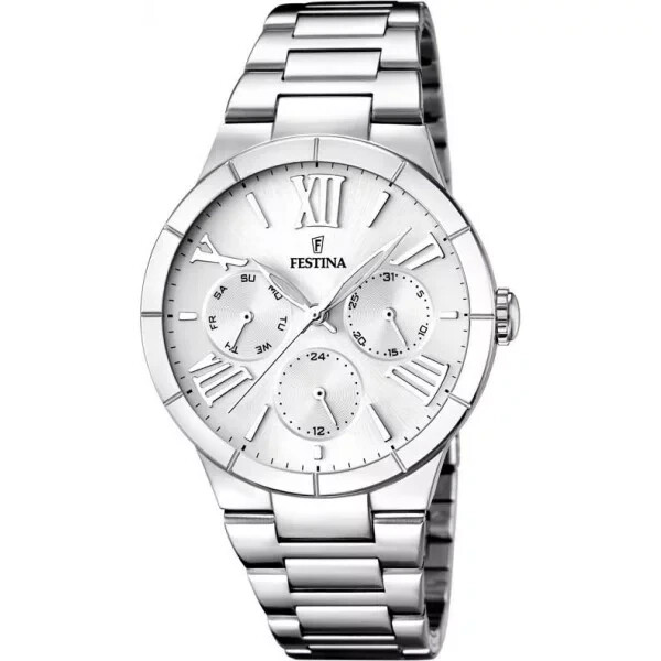 Montre Festina Boyfriend acier argenté chic pour le bureau et les sorties