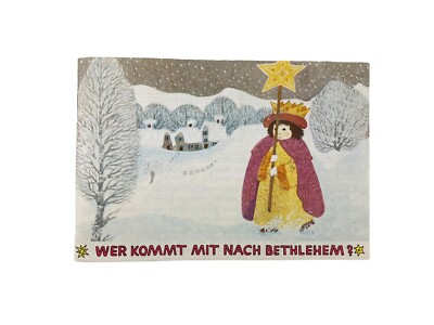 WER KOMMT MIT NACH BETHLEHEM? Mitmach-Büchlein 6 Verlag Ernst Kaufmann   1984