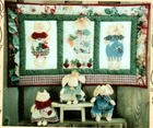 Backyard Buddies Doll & Wall Quilt Sewing Pattern Soft Sculpture Cat Dog Bunny