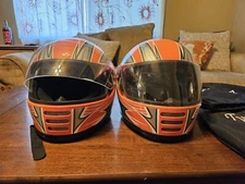 Youth M TYPHOON atv helmets-  LIKE NEW  Used Only A Few  Times - DOT CERTIFIED