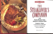 Steaklover's Companion Cookbook 1997 Simon Omaha Steaks Tips International