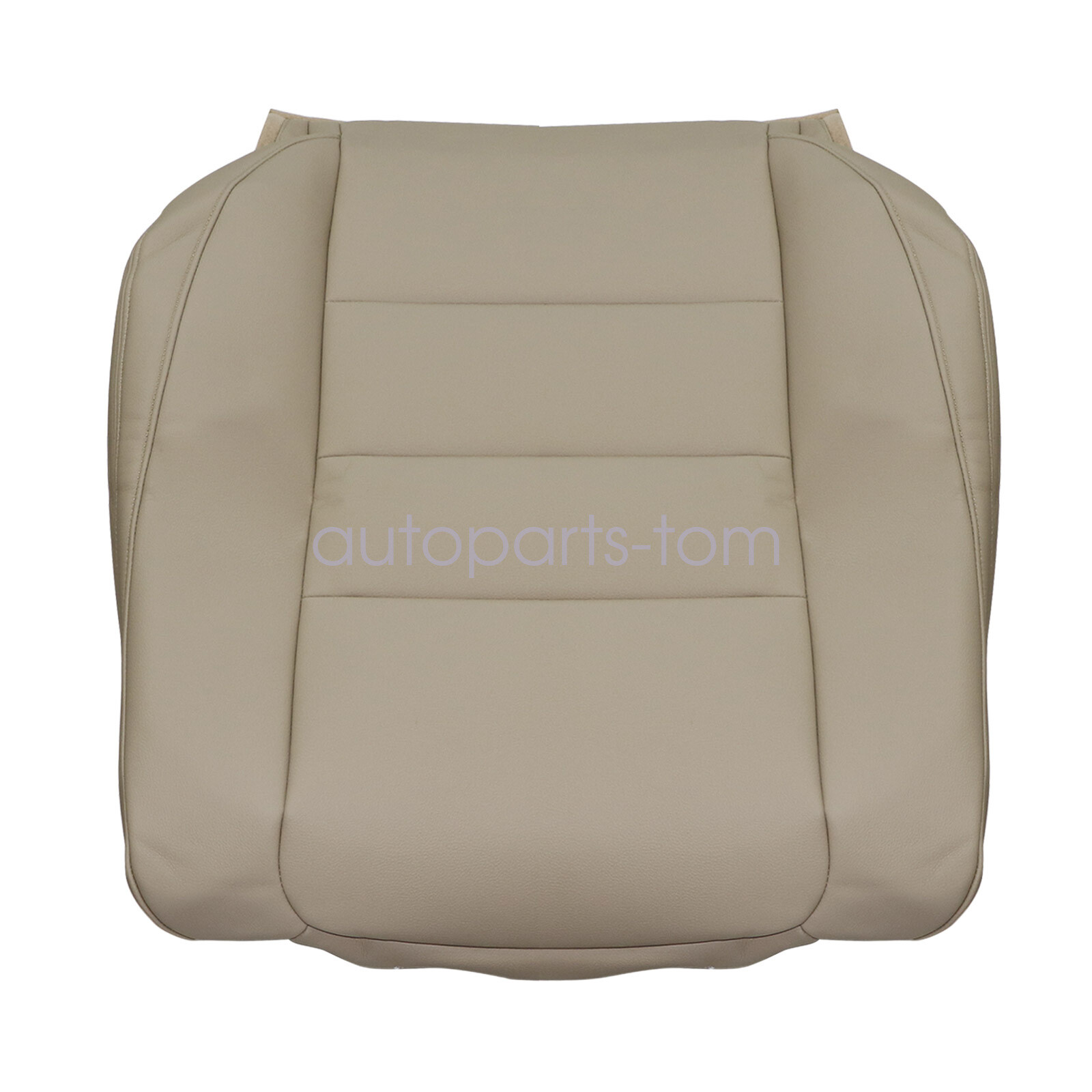 Fits 08 to 12 Honda Accord Driver Lean Back Replacement Leather Seat Cover Tan