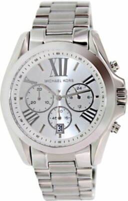 Michael Kors Bradshaw Chronograph Silver Dial Woman's Watch MK5535