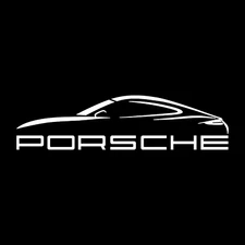 New - Porsche 911 Outline Decal Sticker for Car , Truck,  Window   4~21 "