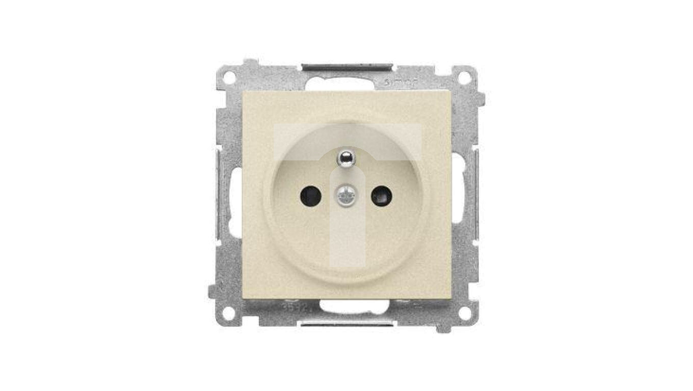 Simon 55 Single plug socket with grounding and shutters (module) 16 A 250 /T2UK