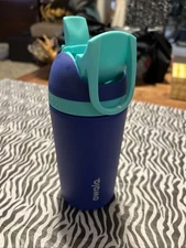 Owala Kids Flip 14oz Water Bottle - Blue/Green 