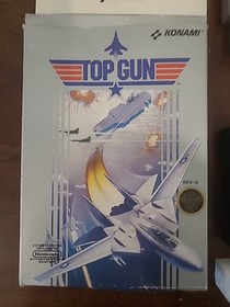 Top Gun NES Nintendo Konami 1987 CIB Working