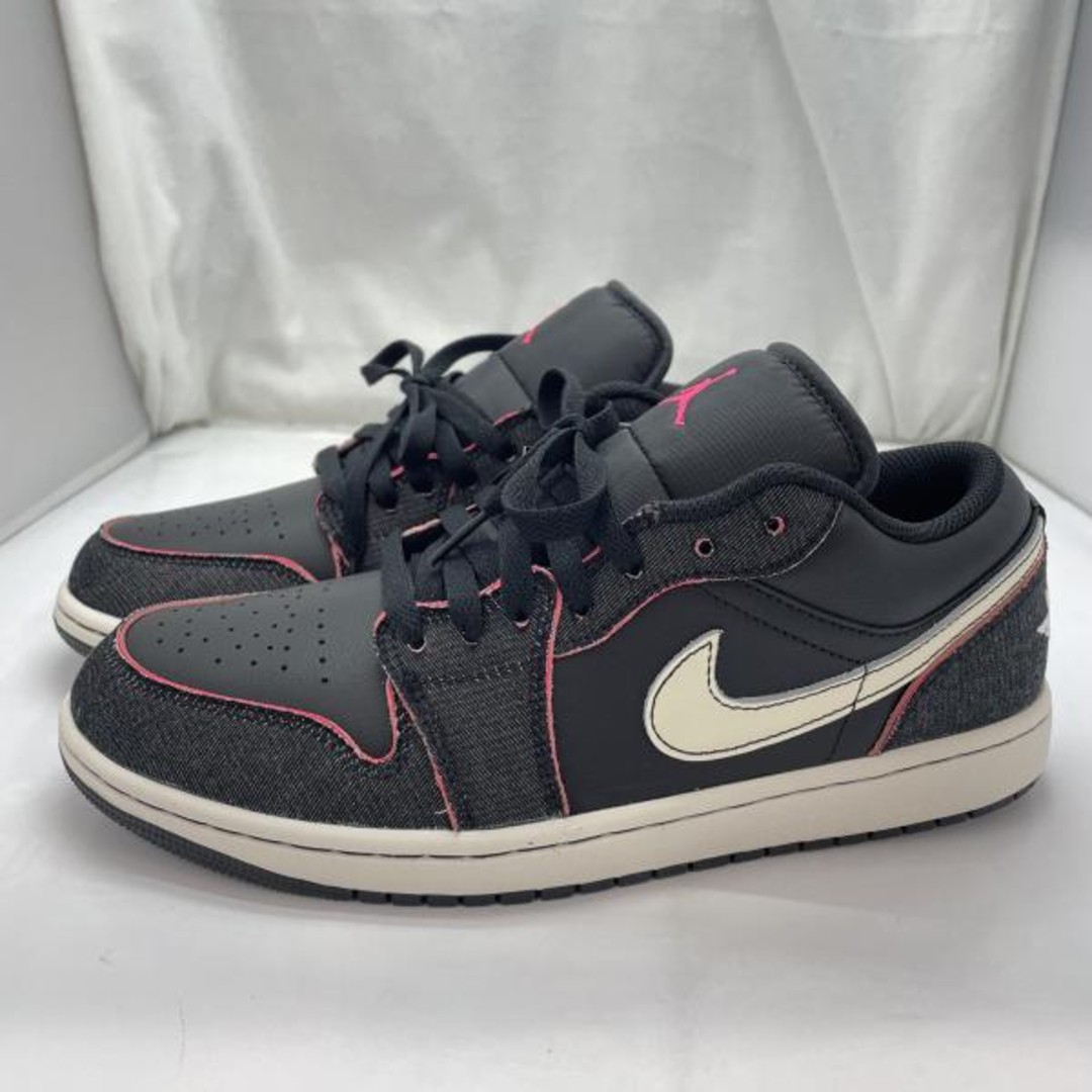 Nike Air Jordan 1 Low IR0842-010 Black Denim Men's Sneakers US 9