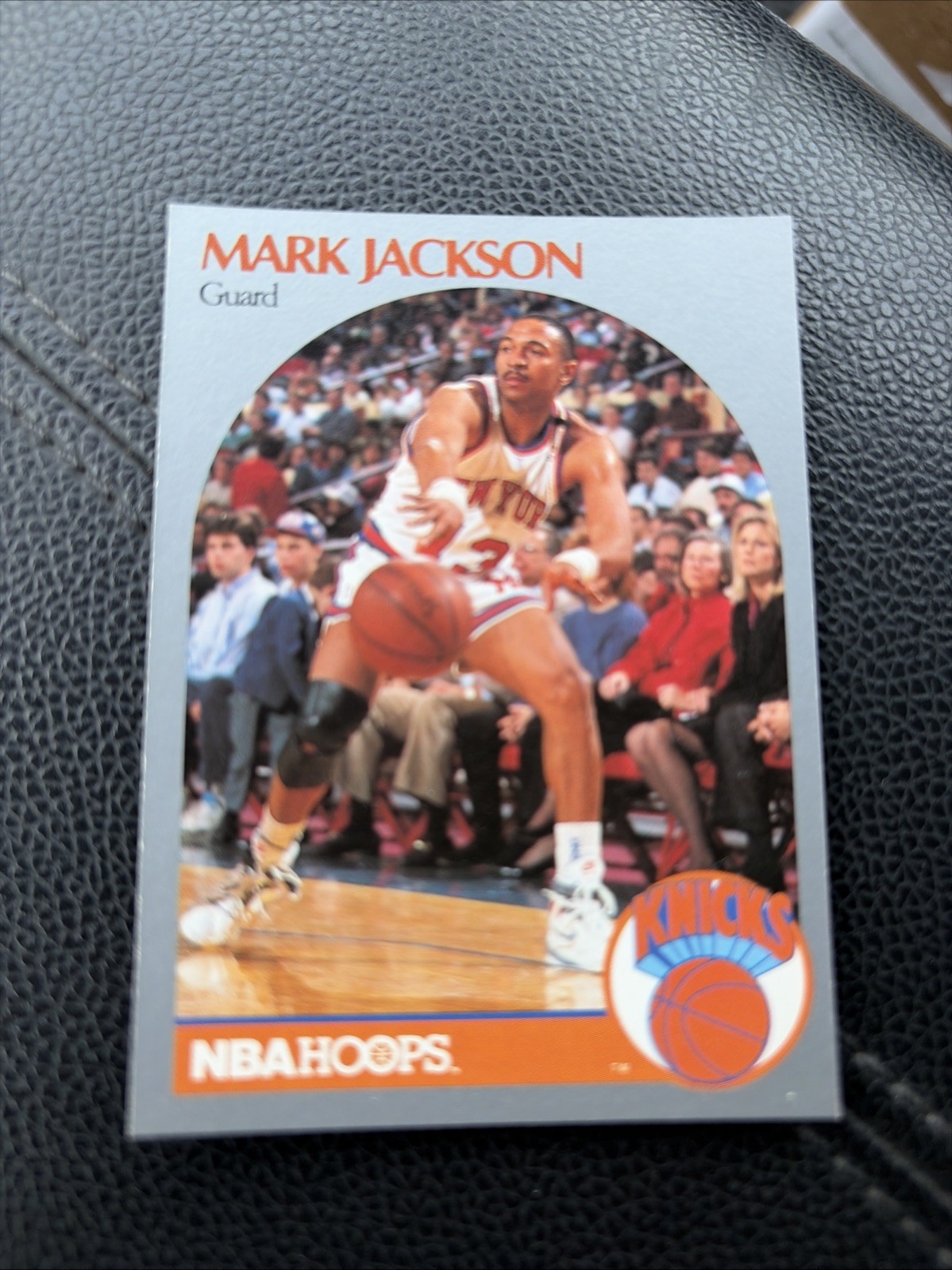 NBA Hoops Mark Jackson 1990 #205 New York Knicks Basketball NBA Menendez Bros