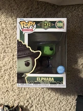 Wicked 2024 Elphaba GLITTER Funko Pop EXCLUSIVE In Hand With Protector
