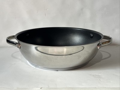 Princess House Non-Stick 2 QT Round Casserole 18/10 Stainless Steel Induction