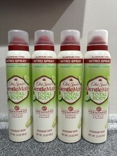 4x Old Spice Total Body Cucumber  Avocado Aluminum Free Deodorant Nitro Spray