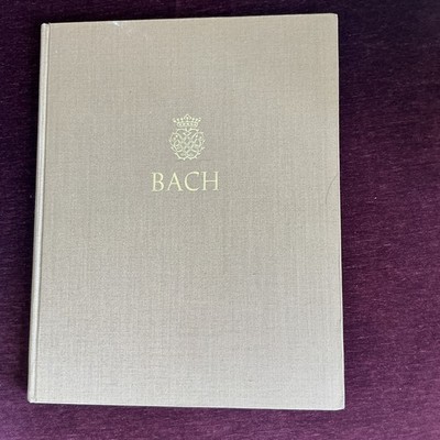 Music Score: JS Bach Neue Ausgabe Sämtlicher Werke/Adventskantaten Hardback 1955