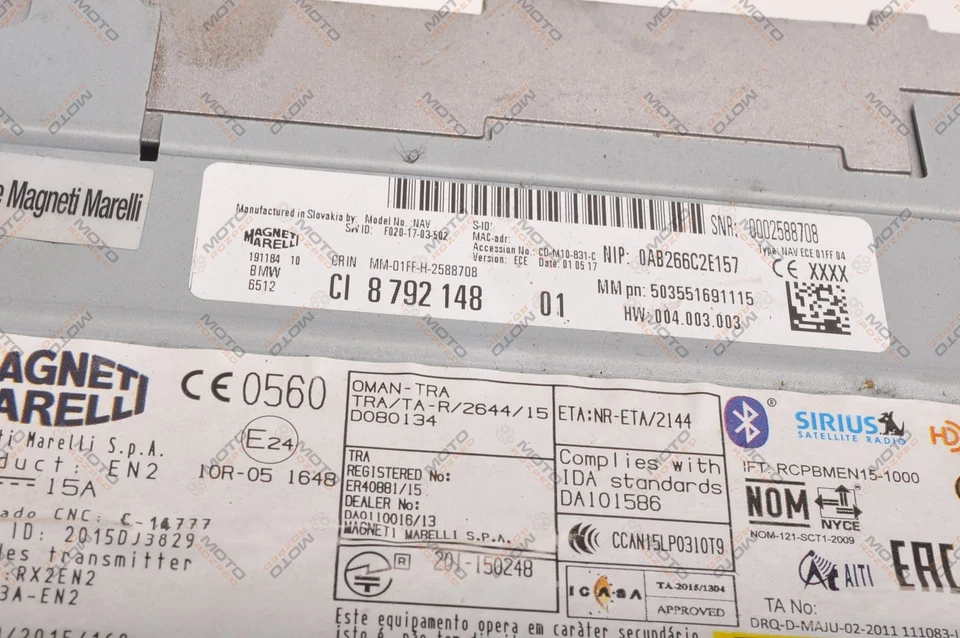 BMW 2 Active Tourer F45 F46 Sistema Di Navigazione Autoradio 8792148 - Immagine 2 di 4