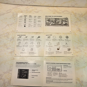 Juego completo Castlevania 1 2 3 manuales NES de colecci&oacute;n folletos de instrucciones para Nintendo
