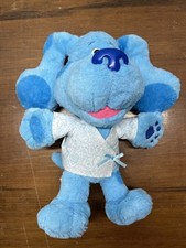 Nickelodeon Check-Up Time Blue Talking Sounds Plush Blues Clues WORKS 3AAA Bat