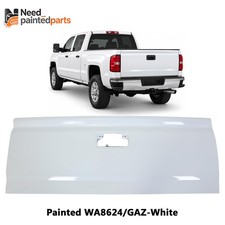 Painted Wa8624-white Tailgate Shell For 2014-2019 Chevy Silverado Gmc Sierra