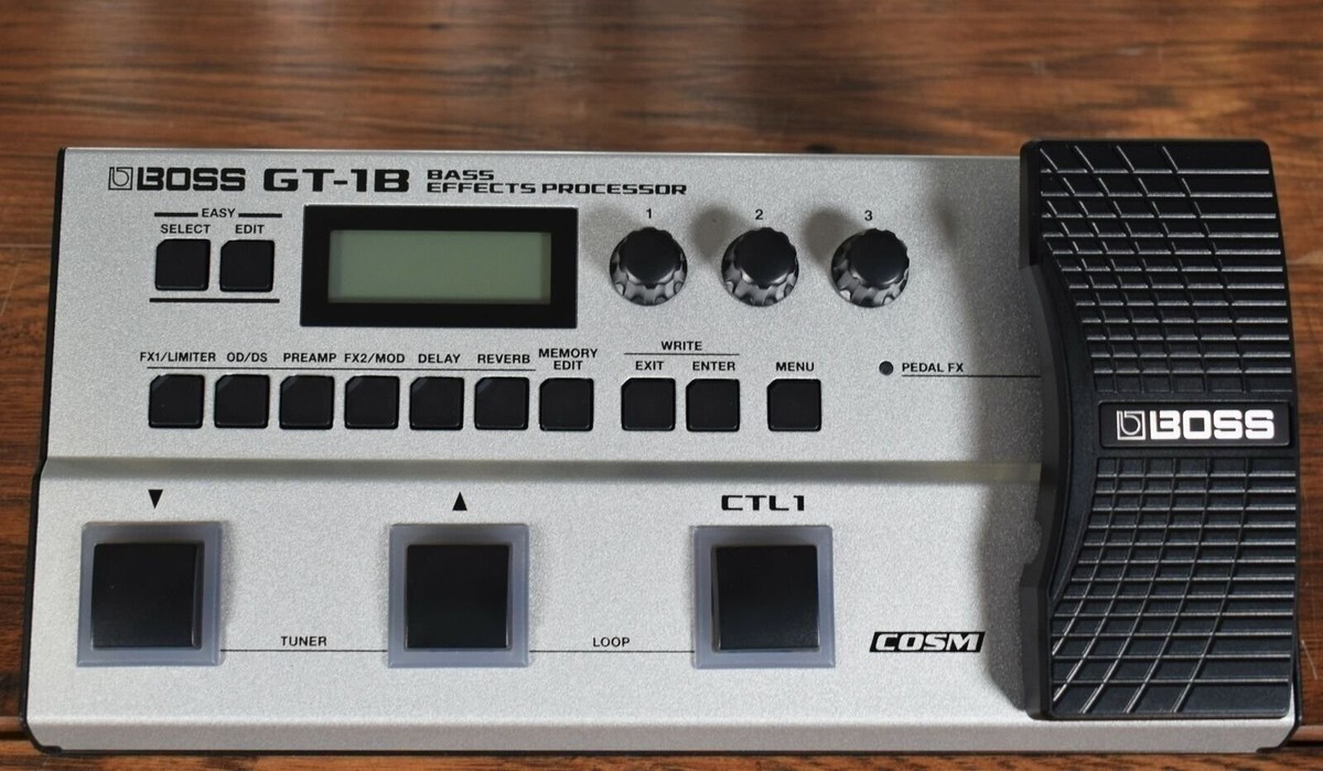 Boss GT-1B Multi Effect Bass Processor Effect Pedal 761294511671| eBay