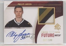 2010 SP Authentic Limited 67/100 Philip Larsen #285 RPA Rookie Patch Auto RC c5r