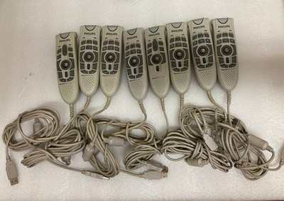LOT OF 8 Philips LFH5276/00 SpeechMike Pro Plus USB Dictation Microphone