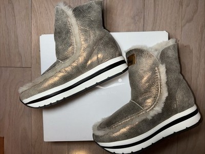 Voile Blanche BICE SHEARLING lined MID Bootie Platform WM SZ EU 37/US 6.5