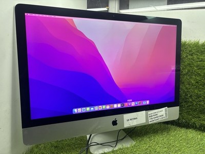 Apple iMac 27'' 5K Intel Core i5 Mid 2015 1TB HDD 8GB A1419 Monterey Desktop #2H