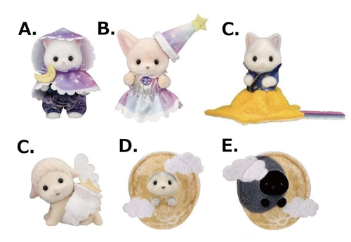 Calico Critters Blind series Collection 40th Milky Way EPOCH Sylvanian Families - Picture 2 of 9