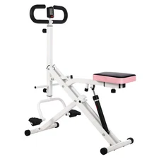 Squat Machine for Home, Foldable Exercise Equipment, Squat Rowing Machine