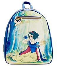 Image of Loungefly Disney Snow White And The Seven Dwarfs Forest Scene Mini Backpack