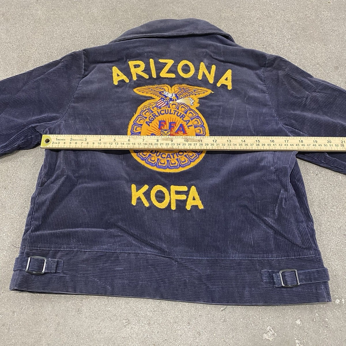 FFA Vintage 70s/80s Corduroy Jacket Small Chain Stitched | eBay