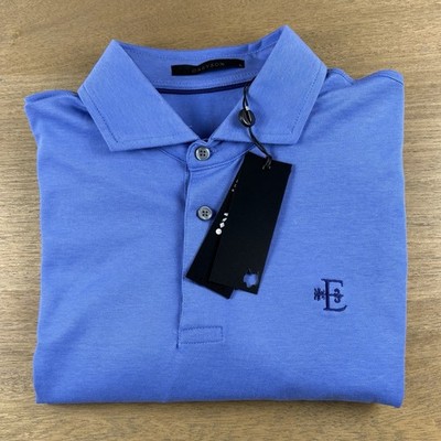 Greyson x Escondido GC Horseshoe Bay  Omaha  Mesh Golf Polo Shirt Men's L Blue