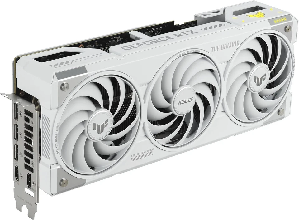 ASUS TUF Gaming GeForce RTX 5070 Ti OC Edition 16GB GDDR7 White Edition view 3